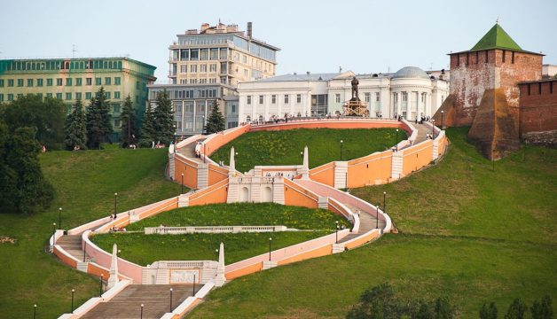 Что посмотреть в Нижнем Новгороде за 1 день? Чкаловская лестница - фото, история, отзывы